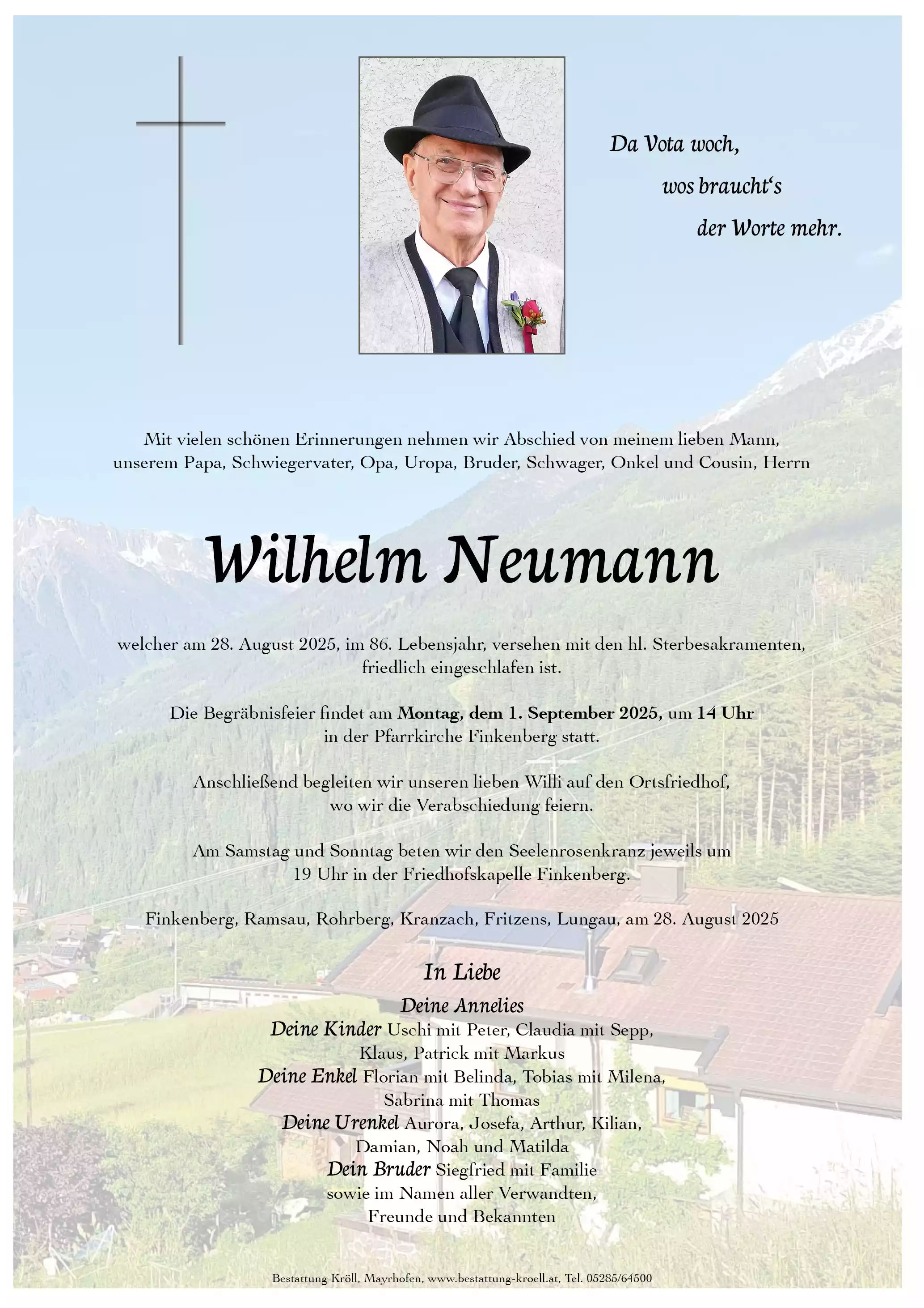 Parte von Wilhelm Neumann